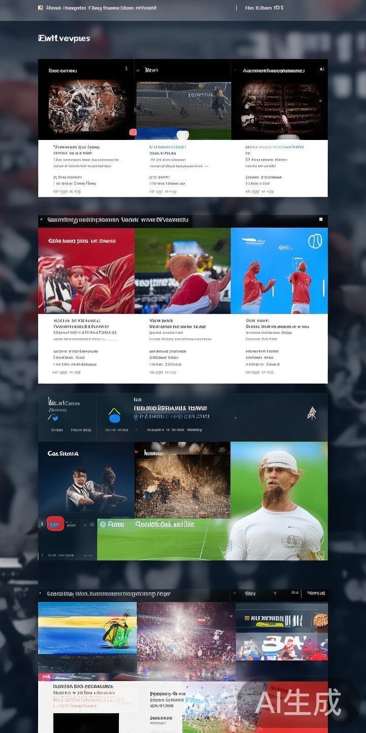 1.&nbsp;首页布局
首页主要显示热门赛事、直播预告以